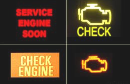 check engine light examples